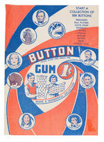 "BUTTON GUM" WRAPPER.