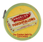 “ANGELUS MARSHMALLOWS” FROM "CRACKER JACK" ADVERTISING TAPE MEASURE.