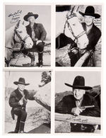 "HOPALONG CASSIDY-AID" COMPLETE PREMIUM CARD SET & MAILER.