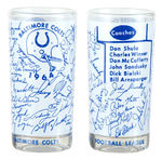 "BALTIMORE COLTS" 1964 TEAM ROSTER GLASSES WITH BOX.