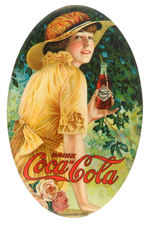 "DRINK COCA-COLA" 1916 MIRROR.