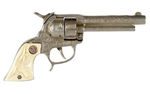 “THE TEXAN BY HUBLEY” BOXED DUMMY CAP PISTOL.