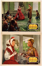 "ANNA AND THE KING OF SIAM" LOBBY CARD TRIO.