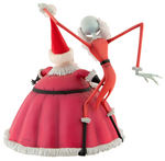 THE NIGHTMARE BEFORE CHRISTMAS "JACK SKELLINGTON AND SANTA CLAUS BIG FIGURES" LARGE STATUE.