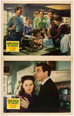 "HOW GREEN WAS MY VALLEY" LOBBY CARD LOT.