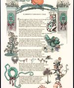 HAUNTED MANSION HOLIDAY FRAMED "THE NIGHTMARE BEFORE CHRISTMAS - A GHOSTLY HOLIDAY TALE" LITHOGRAPH.