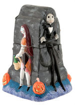 "THE NIGHTMARE BEFORE CHRISTMAS" CERAMIC COOKIE JAR TRIO.