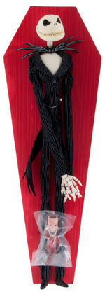 "THE NIGHTMARE BEFORE CHRISTMAS" JACK SKELLINGTON DOLL COFFIN-BOXED TRIO.