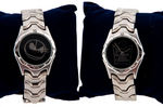 "THE NIGHTMARE BEFORE CHRISTMAS" JACK SKELLINGTON BOXED WATCH PAIR.