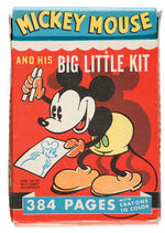 "MICKEY MOUSE AND HIS BIG LITTLE KIT" COMPLETE & UNUSED FILE COPY QUALITY SET.