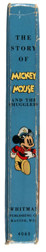 "THE STORY OF MICKEY MOUSE AND THE SMUGGLERS" BIG BIG BOOK.