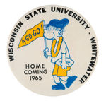 BEETLE BAILEY ON 1965 HOMECOMING BUTTON.