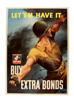 WWII "LET 'EM HAVE IT" POSTER BY B. PERLIN.