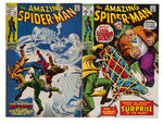 "THE AMAZING SPIDER-MAN" LOT OF TEN COMICS.