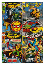 "THE AMAZING SPIDER-MAN" LOT OF TEN COMICS.