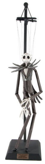 "THE NIGHTMARE BEFORE CHRISTMAS - JACK SKELLINGTON" LIMITED EDITION MARIONETTE.