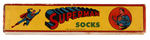 "SUPERMAN SOCKS" BOX.