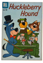 "HUCKLEBERRY HOUND" COMIC LOT OF NINE.