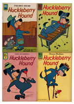 "HUCKLEBERRY HOUND" COMIC LOT OF NINE.