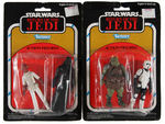 "STAR WARS: RETURN OF THE JEDI" DOUBLE ACTION FIGURE CARDED PAIR.