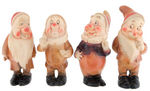 SNOW WHITE AND THE SEVEN DWARFS EXCEPTIONAL LEONARDI FIGURINE SET.