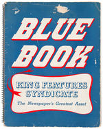 1949 "KING FEATURES SYNDICATE BLUE BOOK" COMIC STRIP PROMOTIONAL BOOK.