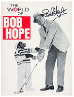 BOB HOPE SIGNED "THE WORLD OF BOB HOPE" MAGAZINE.