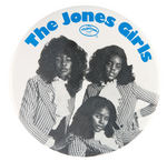 FOUR LARGE 4" BUTTONS WITH PERFORMERS ON CURTIS MAYFIELD'S LABEL EARLY 1970s.