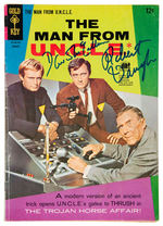 "THE MAN FROM U.N.C.L.E." CAST-SIGNED COMIC BOOK.