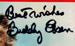 FESS PARKER & BUDDY EBSEN SIGNED "DAVY CROCKETT - KING OF THE WILD FRONTIER" COMIC BOOK.