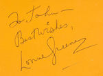 "BONANZA" CAST-SIGNED POSTER.