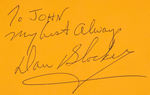 "BONANZA" CAST-SIGNED POSTER.