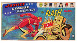 "JUSTICE LEAGUE OF AMERICA - THE FLASH GAME."