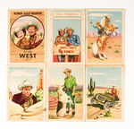 “ROY ROGERS POP OUT CARD” COMPLETE SET.