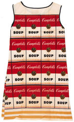 ANDY WARHOL-INSPIRED CAMPBELL'S "THE SOUPER DRESS."