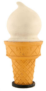 “SAF-T-CUP” ICE CREAM CONES LARGE DISPLAY.