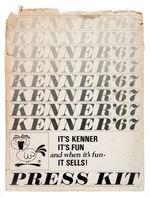 RETAILER'S "KENNER '67 PRESS KIT."