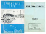 NYWF 1939-1940 MENU LOT.