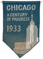 "A CENTURY OF PROGRESS" 1933-1934 CHICAGO EXPO LOT.