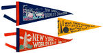 NYWF 1939-1940 PENNANT LOT OF 13 DIFFERENT