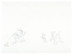 WINNIE THE POOH CHARACTERS DISNEY ORIGINAL CONCEPT ART ON 15 SHEETS.