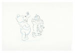 WINNIE THE POOH CHARACTERS DISNEY ORIGINAL CONCEPT ART ON 15 SHEETS.