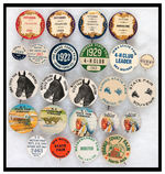 FAIR BUTTONS COLLECTION OF 25 FROM ACROSS THE USA 1915-1951.