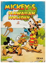 “MICKEY’S HAWAIIAN HOLIDAY” ENGLISH HARDCOVER.