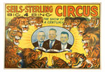 "SEILS-STERLING CIRCUS" POSTER PAIR.