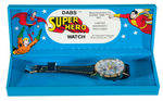 SUPERMAN & WONDER WOMAN "DABS SUPER HERO WATCH" PAIR.