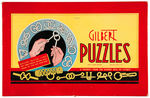 "GILBERT PUZZLES" BOXED DEXTERITY SET.