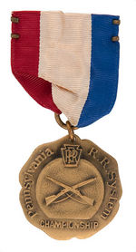 PENNSYLVANIA RAILROAD FOUR IN-HOUSE AWARD MEDALS 1922-1928.