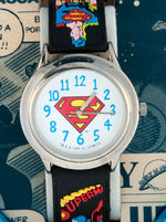 "SUPERMAN" BOXED WATCH TRIO.