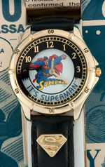 "SUPERMAN" BOXED WATCH TRIO.